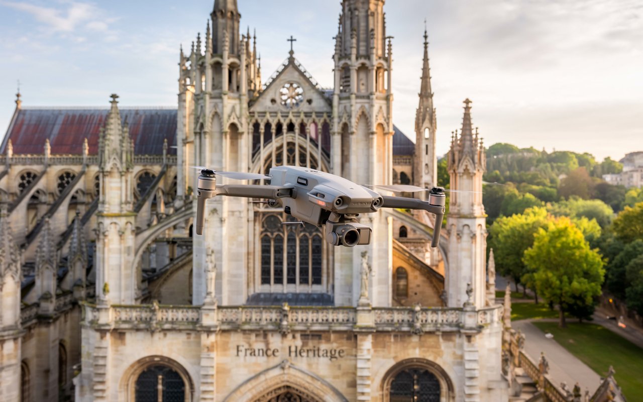 PEGASUS-DRONES-SERVICES -Prise de vue de Monument Historique à Servon